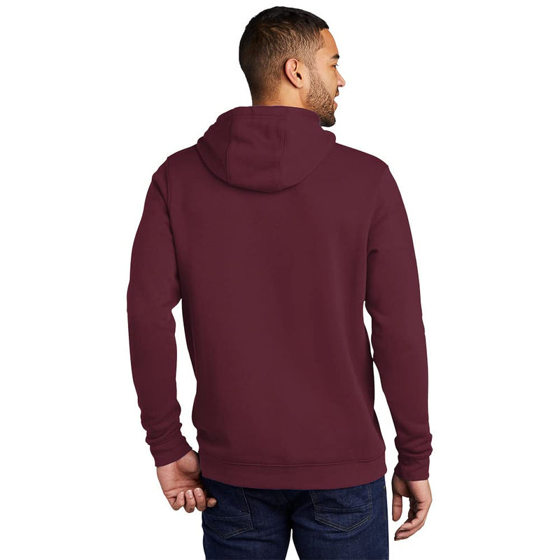 Nike Men's Maroon Fleece Pullover Hoodie Medium