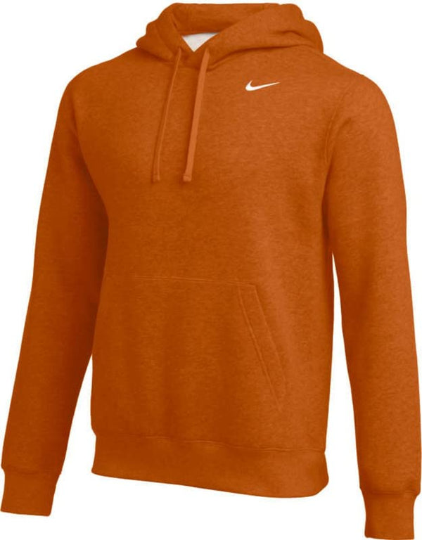 Nike Club Fleece Hoodie in Orange Large