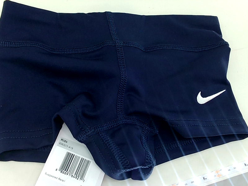 Navy Blue Kids Athletic Shorts XS