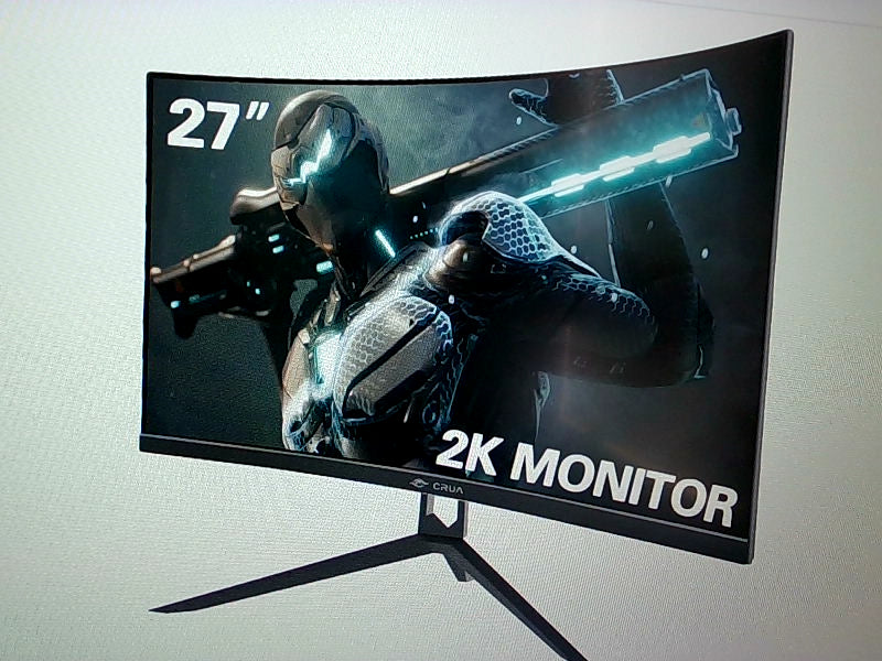 CRUA 27-inch Curved Gaming Monitor with RGB Lighting