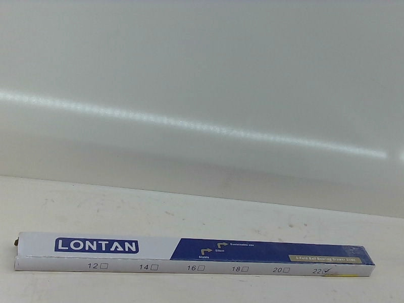 Lontan Ball Bearing Drawer Slides 22 Inch Silver