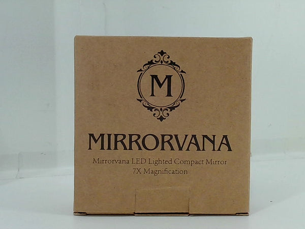 Mirrorvana LED Lighted Compact Mirror with 7X Magnification