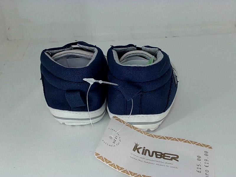 Navy Baby Boy Pull On Sneakers - Size 3