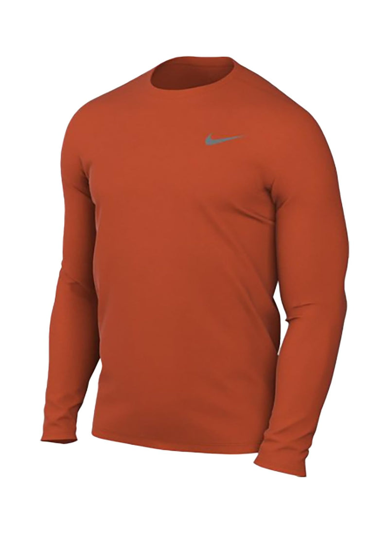 Nike Mens Team Legend Long Sleeve T-Shirt Color University Orange Size XLarge