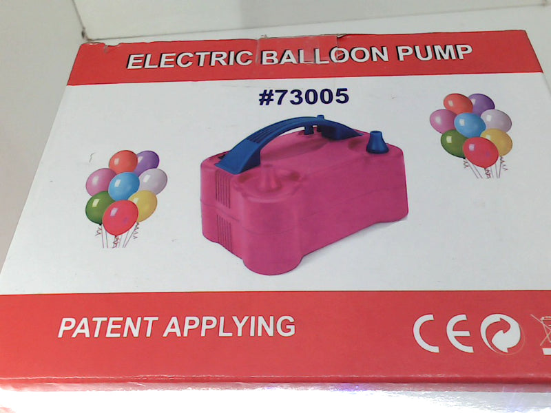 Portable Electric Balloon Pump Hot Pink