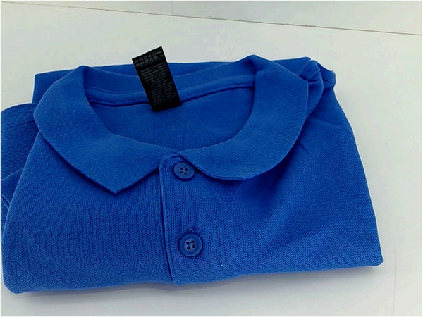 Gildan Womens Polo Regular Short Sleeve Polo Color Royal Blue Size Medium