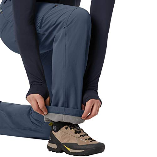 Fleece-Lined Men's Outdoor Pants - Zinc - 34W x 34L