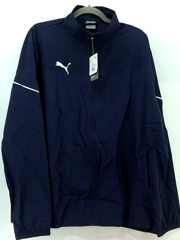 Puma Men's Team Rise Peacoat Jacket XL