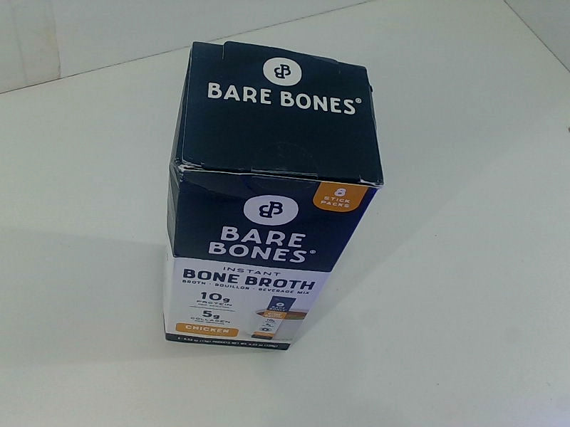 Bare Bones Instant Chicken Bone Broth Mix, 8 Pack