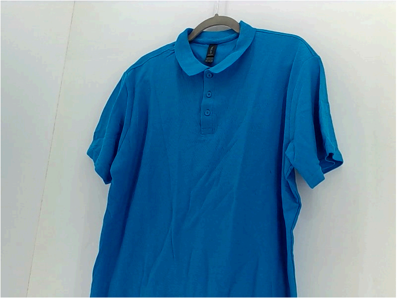 Gildan Womens POLO Regular Short Sleeve Polo Color Turquoise Size XX-Large