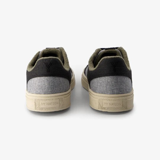 YY Nations Shoes Strato Wool Color Grey / Natural Pair of Shoes