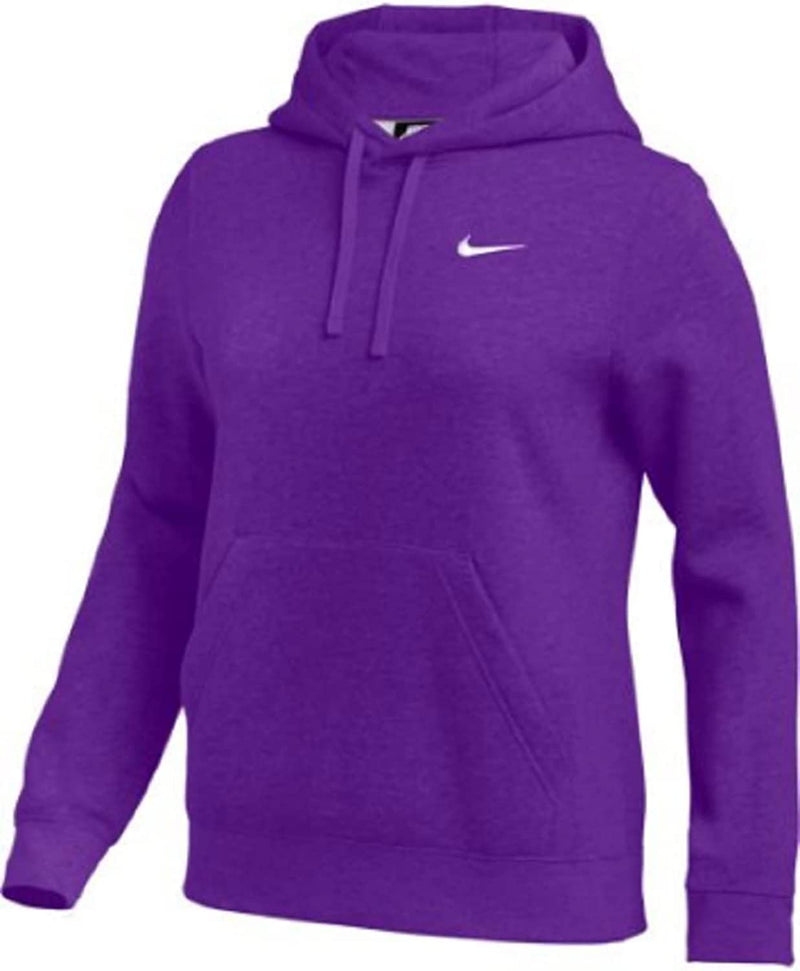 Nike Womens Pullover Fleece Hoodie Color Purple Size 3XLarge