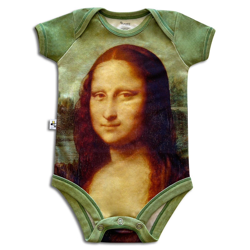 Collection Mona Lisa Unisex Baby Romper Green 69 Months