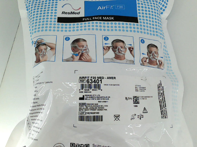 ResMed AirFit F20 Full Face CPAP Mask Size F20