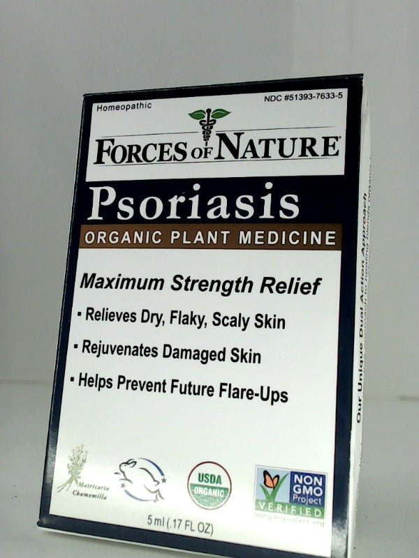 Natural Organic Psoriasis Treatment 5ml Fast Relief Itchy Red Skin 0.17 Oz