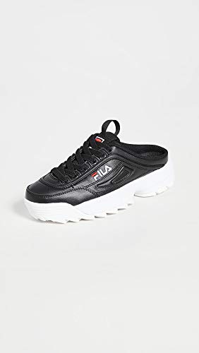 Fila Women's Disruptor Ii Mule Slip on Shoes Black & White Size 9 Pair of Shoes