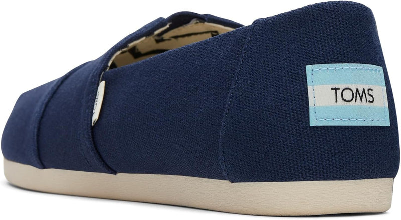 TOMS Women's Alpargata Heritage Canvas Shoes - Size 12 Navy