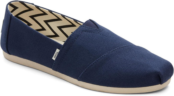 TOMS Women's Alpargata Heritage Canvas Shoes Size 12 Navy Pair Of Shoes