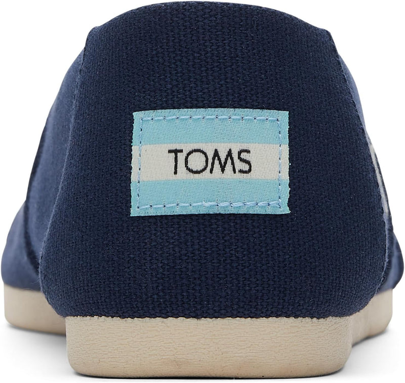 TOMS Women's Alpargata Heritage Canvas Shoes - Size 12 Navy