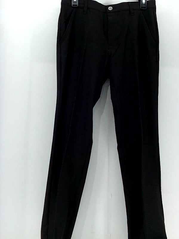 Adidas Mens Ultimate Class Golf Pants Black Size 28 Stretch Strap Casual