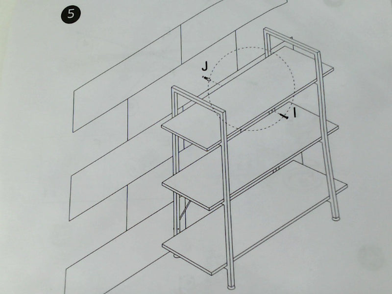 3 Tier Brown Shelf for Home Storage and Display