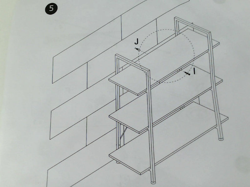 3 Tier Brown Shelf for Home Storage and Display