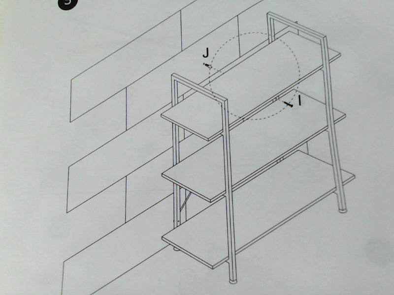 3 Tier Brown Shelf for Home Storage and Display