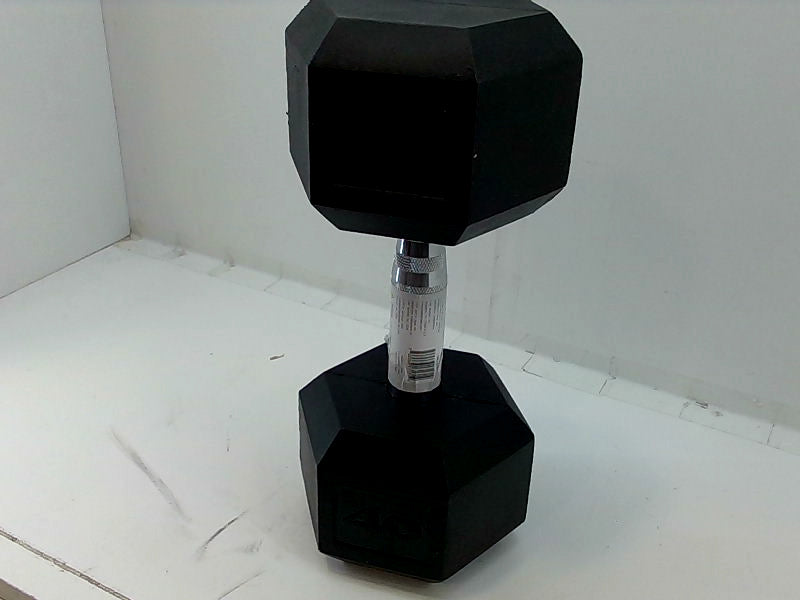 40 lb Hex Dumbbell with Chrome Handle Gym Accessory