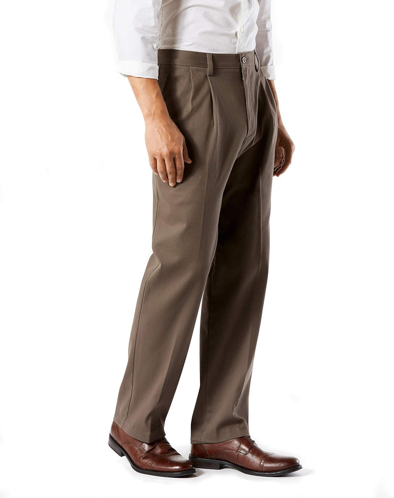 Dockers Men's Classic Fit Pleated Khaki Pants 38W x 36L