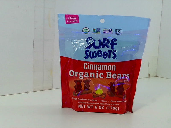 Surf Sweets Cinnamon Organic Gummy Bears  6 Oz