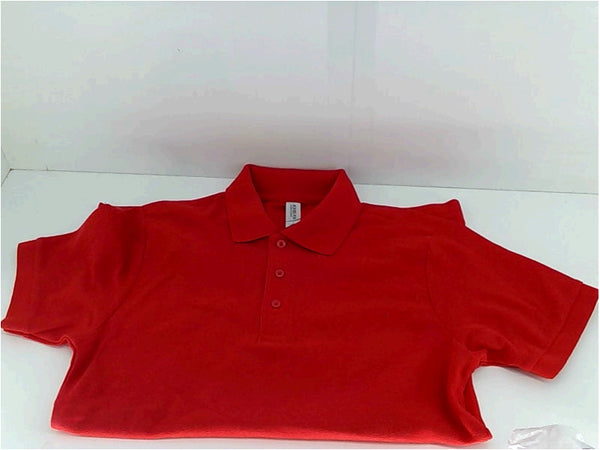 Jerzees Womens Polo Regular Short Sleeve Polo Color Red Size Small