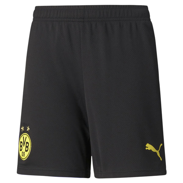 Kids Borussia Dortmund Shorts 30" Waist - Black