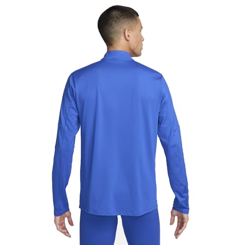 Men's Nike Royal Blue Dri-FIT Zip-Up Top - XX-Large