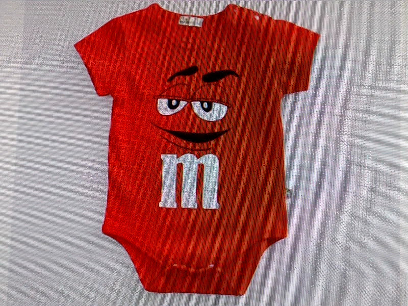 Yenerik Baby Boy Red M&M Bodysuit - Small