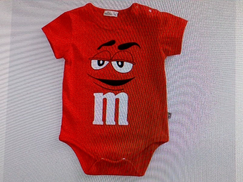 Yenerik Baby Boy Red M&M Bodysuit - Small