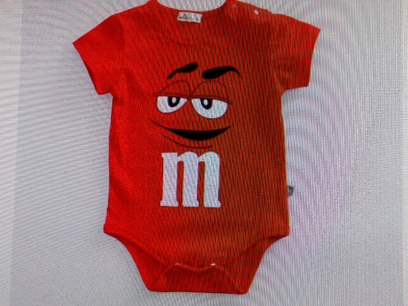 Yenerik Baby Boy Red M&M Bodysuit - Small