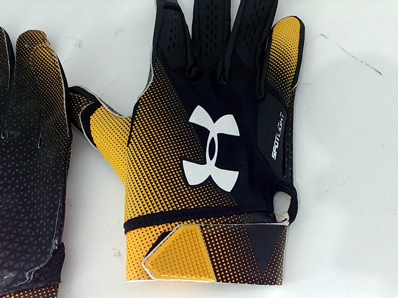 Under Armour Medium Yellow Football Gloves