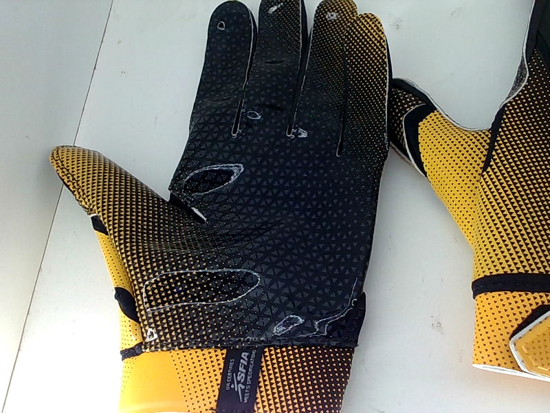 Under Armour Medium Yellow Football Gloves