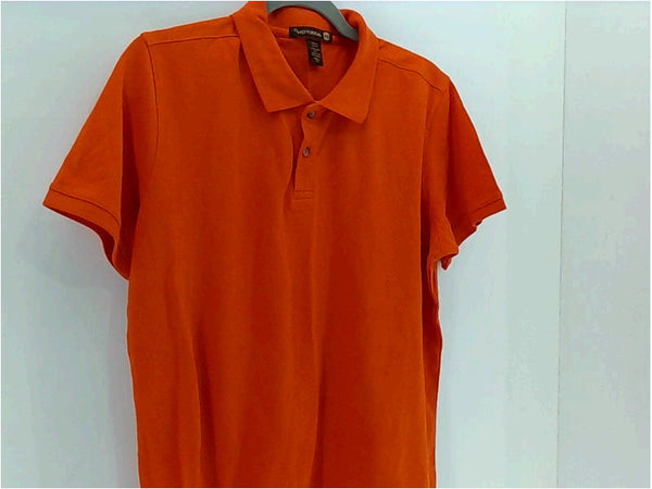 Harriton Womens Polo Regular Short Sleeve Polo Color Orange Size X-Large Tops