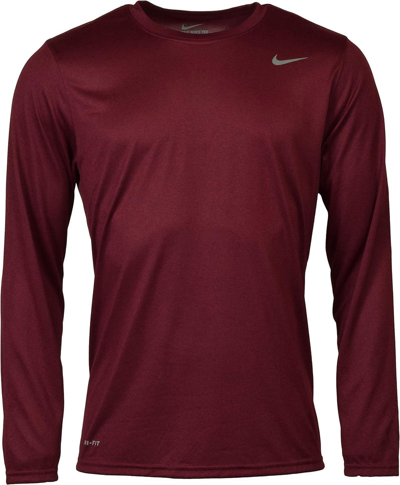 Nike Men's Legend 2.0 Long Sleeve Tee Color Cardinal Size XLarge