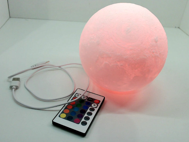 16-Color Lunar Lamp with Remote Control - 5.9 Inch