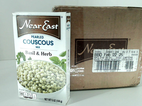 Near East Pearled Couscous Mix Basil & Herb Color BASIL & HERB