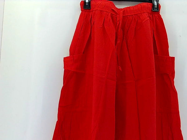 Lnx Cardinal Red Casual Medium Skirt