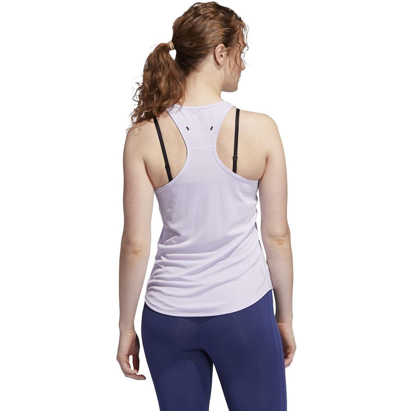 Adidas Women's Reflective Running Tank - Purple Tint Small