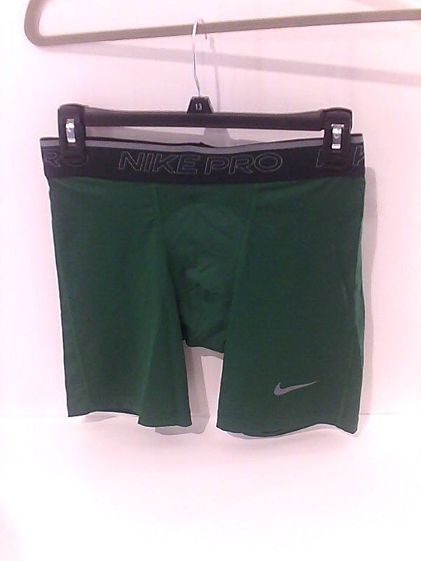 Nike Men's Pro Training Compression Shorts Green Medium