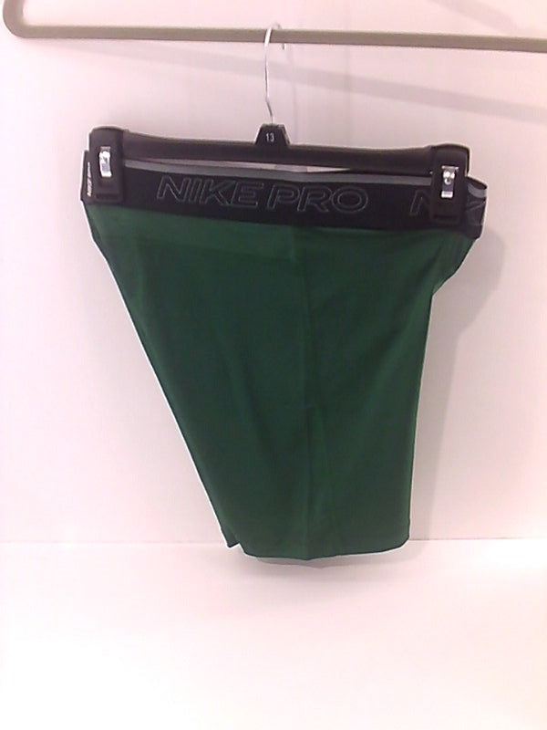 Nike Men's Pro Training Compression Shorts Green Medium