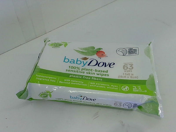 Baby Dove Wipes For Sensitive Color White Size 12 Pack