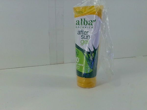 Alba Botanica Aloe Vera Gel 8 Fl Oz Tube 80% Aloe Vera Pack of 2