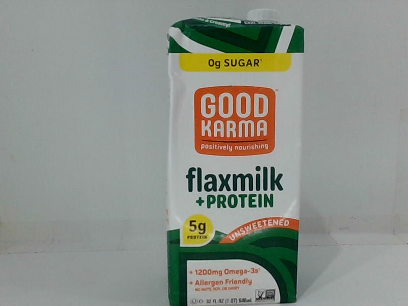 Good Karma Unsweetened Flaxmilk Protein 32 Fl Oz