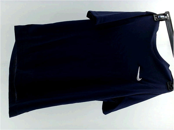 Nike Boys Cj1789-063 Regular Short Sleeve T-Shirt Color Navy Blue Size Large